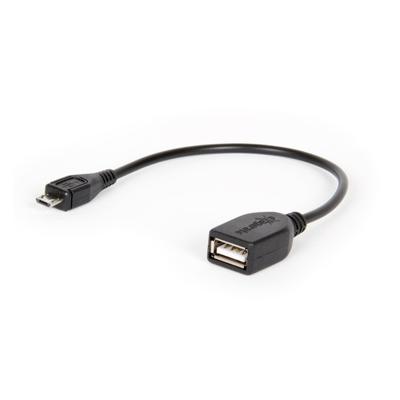 Hamlet micro USB-USB M-F 0.15m