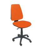 Silla de oficina ergonómica regulable Piqueras y Crespo Modelo 14CP, tejido Bali naranja