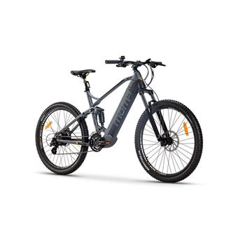 Moma Bikes Bicicleta Electrica, EMTB-27.5 ', Suspension Delantera, SHIMANO  24 V & Doble Freno Disco Hydraulicos Bateria Integrada Ion Litio 48V 13Ah