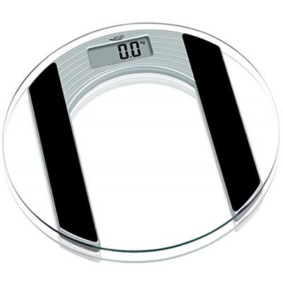 Báscula De Baño Digital Cristal, Medición 150 Kg /100 G, Lcd, Apagado Automático,fácil Uso Adler Ad8122