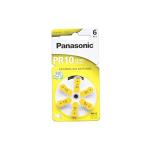 Panasonic PR 10 pilas para audífonos Zinc Air 6 unds Rad