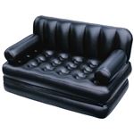 Sofá hinchable Bestway 5 en 1 Negro 75054