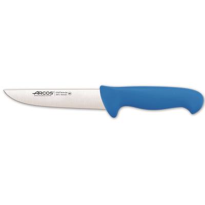 Cuchillo De Carnicero Arcos Colour - Prof 291523 De Acero Inoxidable Y Mango Ergonómico - Azul