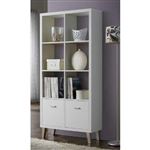 Kit Closet 2140060504 estanteria 6 huecos de madera serie venecia blanco 153 x 146 29 1 2