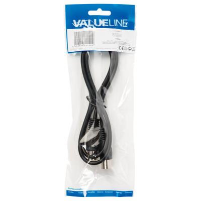 Valueline Cable de audio DIN macho - macho de 5 pines de 1 metro en color negro