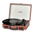 Tocadiscos Denver VPL-120 Brown Altavoces Integrados Software Grabacion para PC