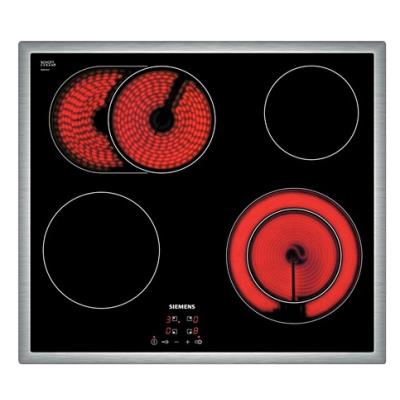 Placa Vitrocerámica Siemens Et645hn17e Hobs 4 Zonas 60cm 7500w Negro