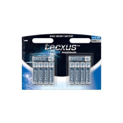 Tecxus Lr03 10bl alcalino 1.5v norecarga pila 1.5 aaa 8 2 gratis singleuse 15 10