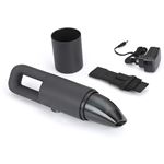 Mini Aspirador Electron recargable negro tmpasm001 mano con poder 4.5 kpa 80w iluminación led silencioso batería 2000mah 80 75