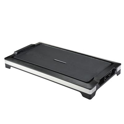 Plancha Asar Elec Kuken 2200w Negro