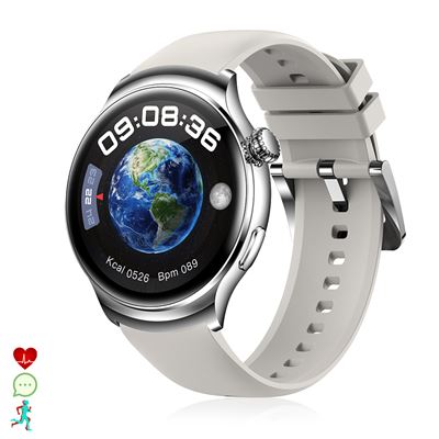 Smartwatch Dam Z93 Pro Pantalla Amoled Beige