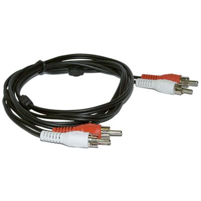 Cable Microconnect 2xRCA/2xRCA 20m