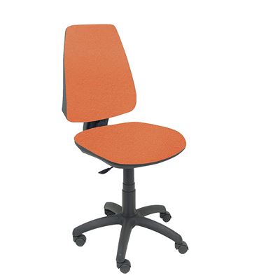 Silla de oficina ergonómica regulable Piqueras y Crespo Modelo 14CP, tejido Bali marrón