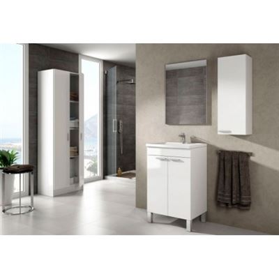 Mueble para baño Koncept 2 puertas lavabo y espejo