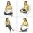 Almohada ergonómica para embarazadas PrimeMatik, de cuerpo entero cojín para lactancia maternidad y ortopédico_3
