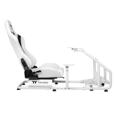 Cockpits Thermaltake Gr300 Racing Simulator Cockpit Aluminium White Thermaltake