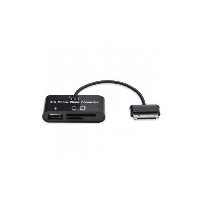 Syba Otg 5 lector de tarjetas y cable usb hub para samsung galaxy tab clcrd50062 2.0