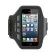 Brazalete deportivo Belkin Slim-Fit Negro/Gris para iPhone SE/5/5s/5c