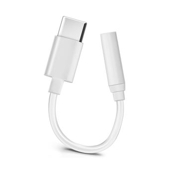 Adaptador USB tipo C a Jack 3,5 mm hembra - Blanco - Cables - Los mejores  precios