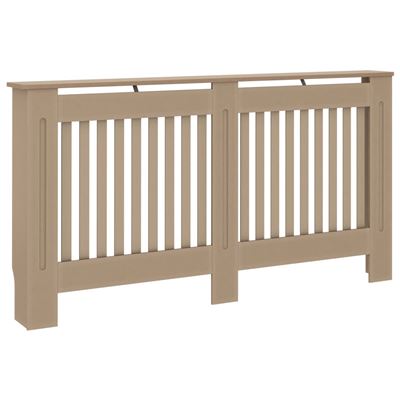 Cubierta Para Radiador Vidaxl Mdf 152x19x81 Cm