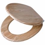 Tiger Scaffold Wood look asiento de inodoro mdf roble wc cierre suave