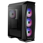 Caja PC MicroATX Aerocool AEROONEFROST Negra, 4 Ventiladores 120mm, Ventana Lateral