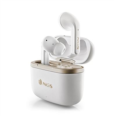 Auriculares Ngs Artica Trophy White Cancelación De Ruido Compatible Con Tws Autonomía 20 Hrs, Táctil