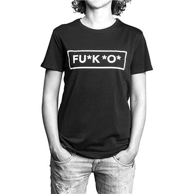 Camiseta FU*K*O de manga corta para Mujer de Algodón 100% Orgánico Talla M