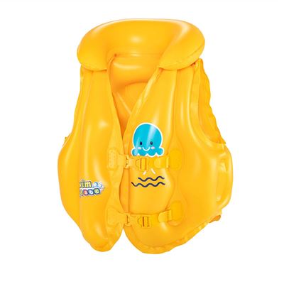 Chaleco Hinchable Para Piscina Bestway Amarillo Pulpo 51x46 Cm 74x76 Cm (1 Unidad)