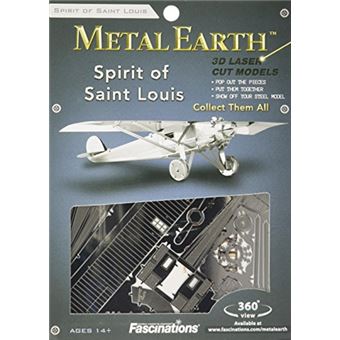 Maqueta Avión Espíritu San Luis Metal Earth MMS043, Modelismo, Los mejores  precios