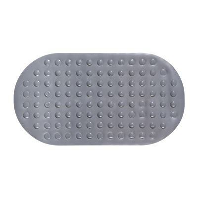 Alfombra Ducha Antideslizante Pvc Gris Ovalada 68x37cm con Ofertas en  Carrefour