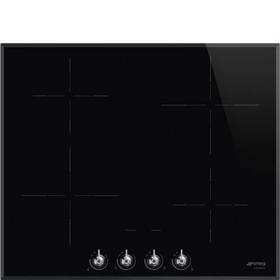 Smeg Negro Inducción Si364bm Estética Clásica 4 Zonas 60 Cm - Imagen 2