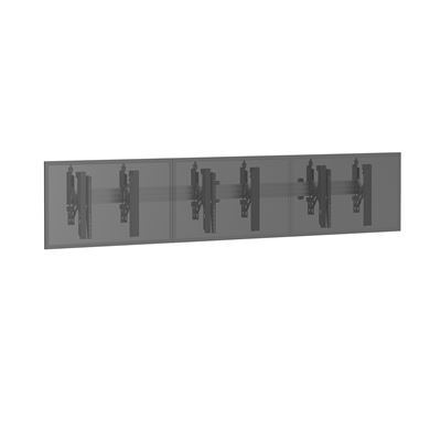 Soporte De Pared Desplegable Kimex - Para 3 Pantallas 50''-55'' - Funcción Push Pull