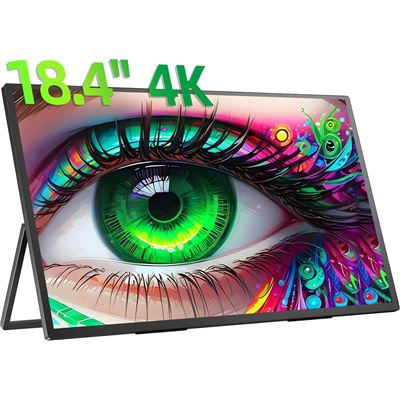 Uperfect Negro Monitor Portátil Up18.5-4K 18,4"" 4K