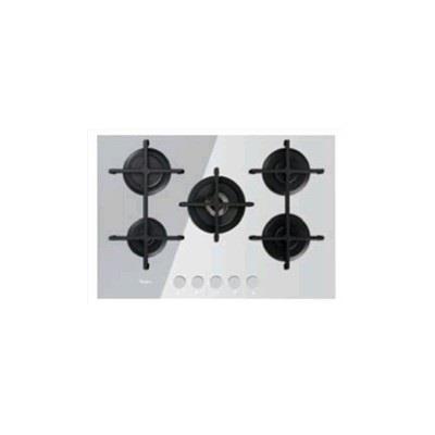 Placa De Gas Whirlpool Goa 7523/wh Hobs 5 Fuegos 73cm Blanco