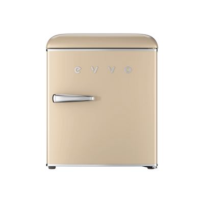Mini Frigorífico EVVO 45L con Control de Temperatura, Luz Interior y Estilo Retro en Varios Colores