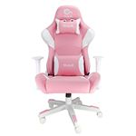 Silla gaming Talius Dragonfly blanca/rosa