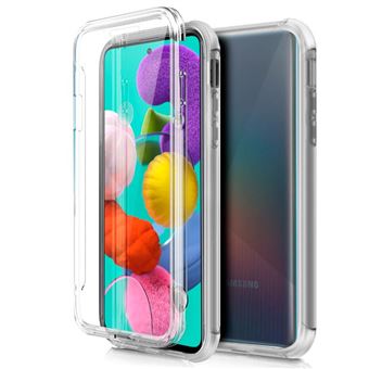 Cubierta completa 360º Gel transparente + Estuche de plástico duro para  Samsung Galaxy A51 - Fundas y carcasas para teléfono móvil - Los mejores  precios