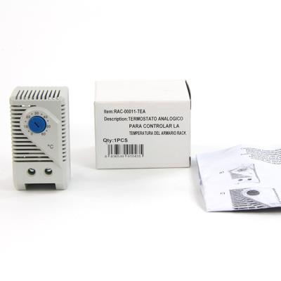 Powergreen Termostato Para armario rack analogico controlar la temperatura del rac00011tea