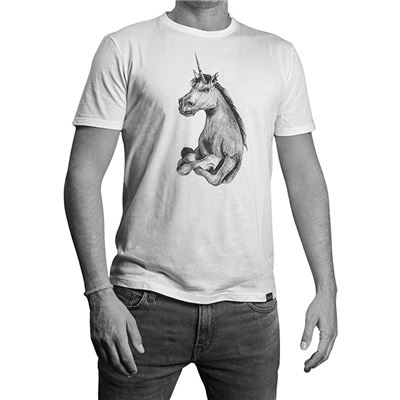 Camiseta FU*K*O de manga Corta para Hombre de Algodón 100% Orgánico Talla M