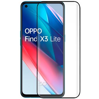 Protector Pantalla Cristal Templado Cool para Oppo Find X3 Lite (FULL 3D Negro) - 1
