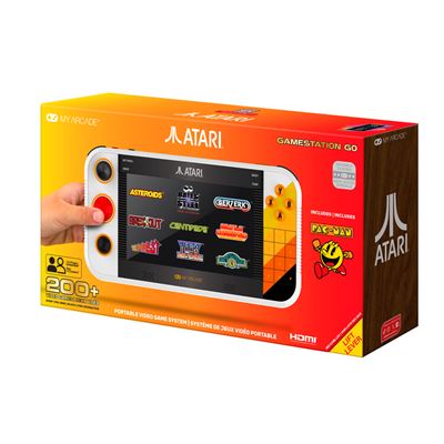 My Arcade Consólas Dom.plug & Play Gamestation Go Atari Portable Gaming System