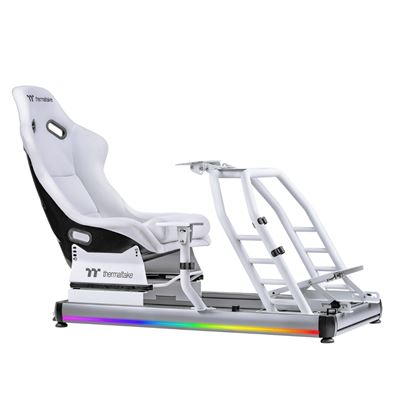 Cockpits Thermaltake Gr500 Snow Racing Simulator Cockpit White Thermaltake