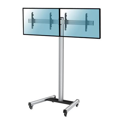 Soporte De Suelo Con Ruedas 031-1211k2 Para 2 Tv 43""-49"" , Altura 240 Cm