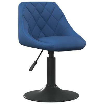 Vidaxl Azul Taburete De Cocina Terciopelo 4,75 Kg