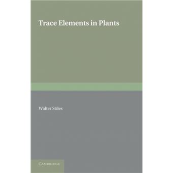 INGLES Otros  Trace Elements In Plants Pb  CAMBRIDGE - 1