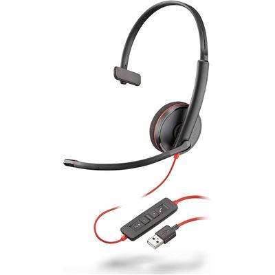 Poly Blackwire 3210 Auricular con Micrófono USB Negro - Imagen 2