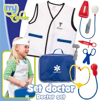 Maletín médico juguete c/bata y accesorios 8 pzas My Doctor, Juegos  educativos y de descubrimiento, Los mejores precios