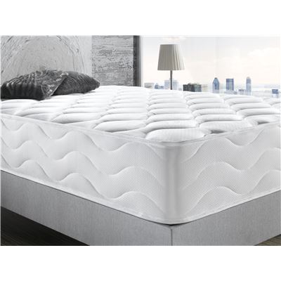 Colchón Viscoelastico DAGOSTINO HOME (150 x 190 x 25 - Muelles Ensacados -  Blanco)