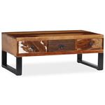 Mesa de centro vidaXL madera maciza sheesham 90x50x35 cm